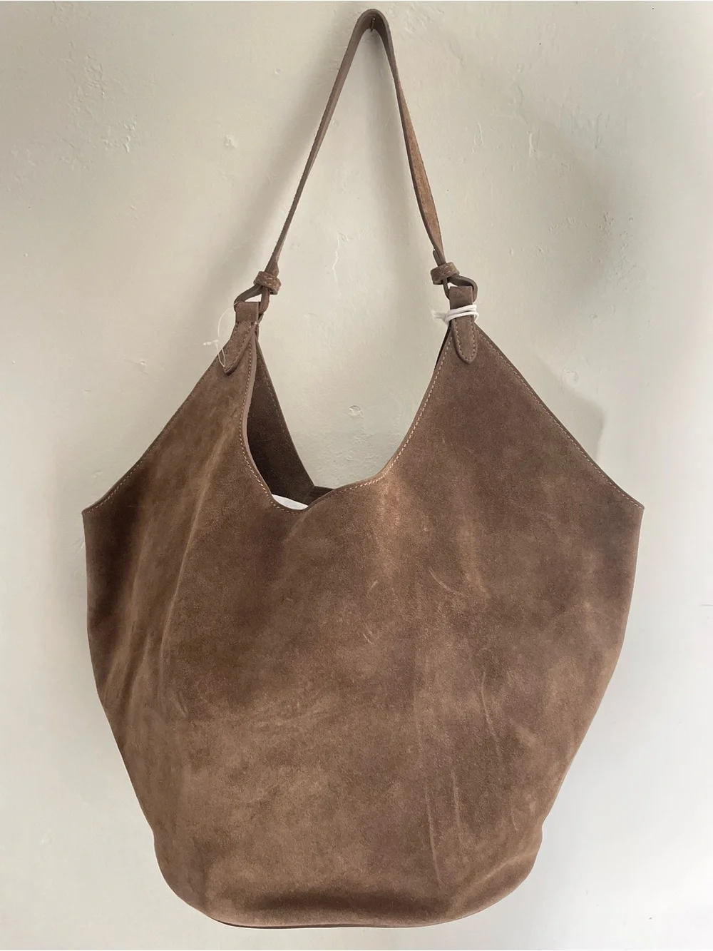 VIOLA CASTELLANI Brown Suede Hobo with Pouch NWT